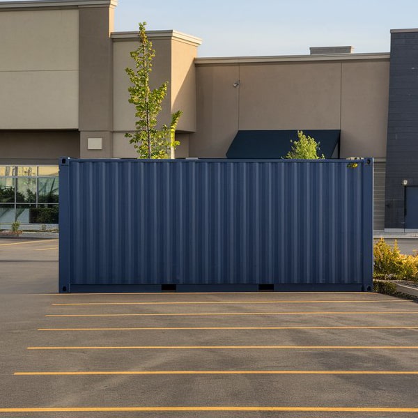 our commercial storage containers are designed with high-security features to keep your items safe