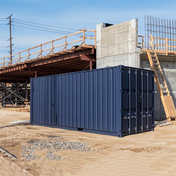 you can customize the interior of construction site storage containers to fit your specific needs